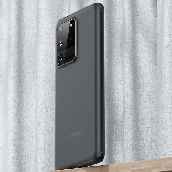 Zore Galaxy ile uyumlu S20 Ultra Kılıf 1.Kalite PP Silikon