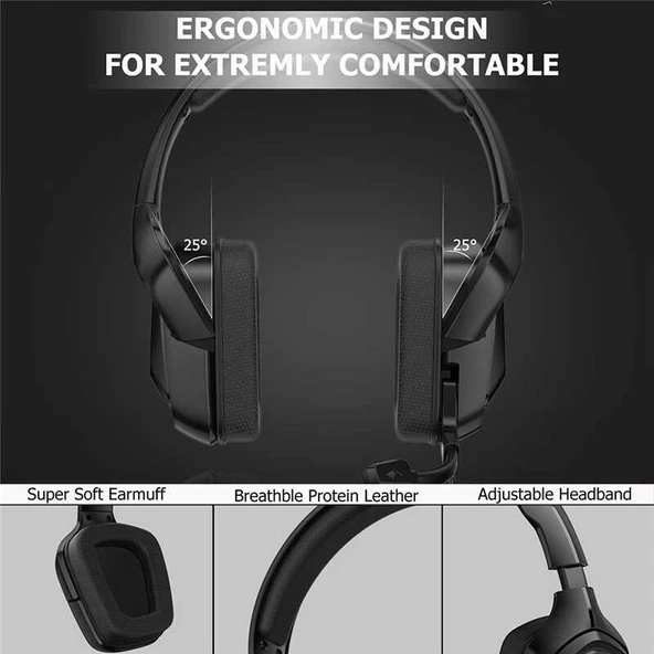 Zore Onikuma K20 RGB Oyuncu Kulaklığı 3.5mm - 6