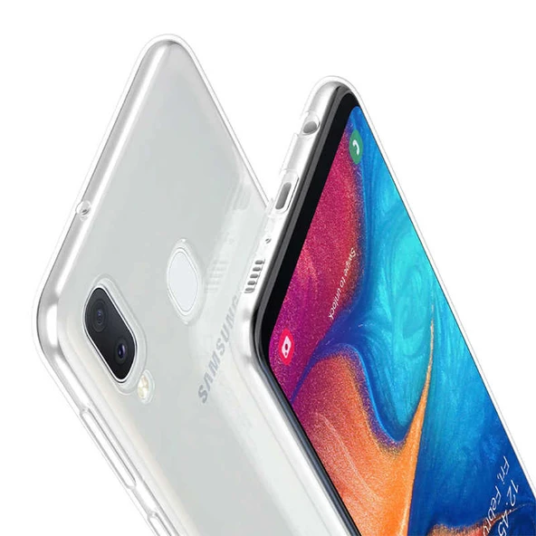 Zore Galaxy ile uyumlu A20E Kılıf Süper Silikon Kapak - 2