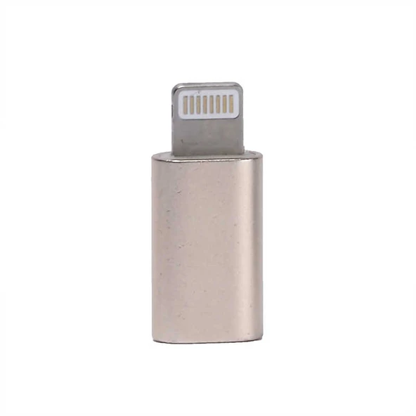 Zore iPhone 7-8 İçin Metal 01 5'li Lightning Dönüştürücü Set - 1