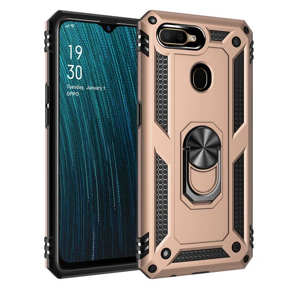 Zore Oppo ile uyumlu A5S Kılıf Vega Kapak - 7
