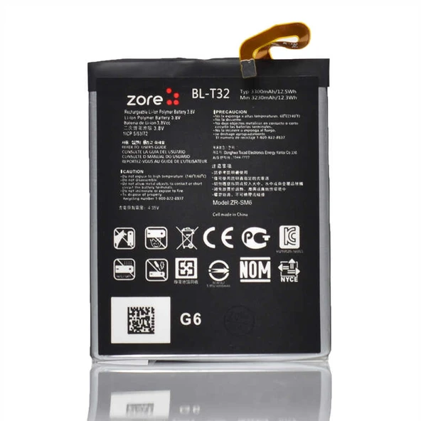 LG G6 Zore Tam Orjinal Batarya - 1