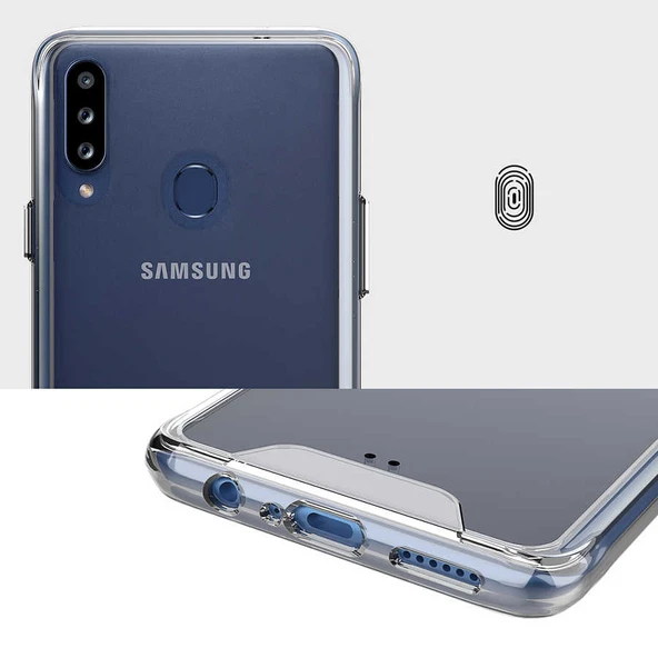 Zore Galaxy ile uyumlu M30 Kılıf Gard Silikon - 5