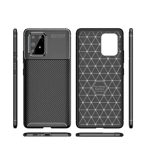 Zore Galaxy ile uyumlu A91 (S10 Lite) Kılıf Negro Silikon Kapak - 9