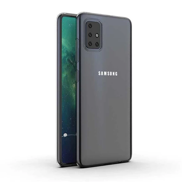 Zore Galaxy ile uyumlu A51 Kılıf Süper Silikon Kapak - 3