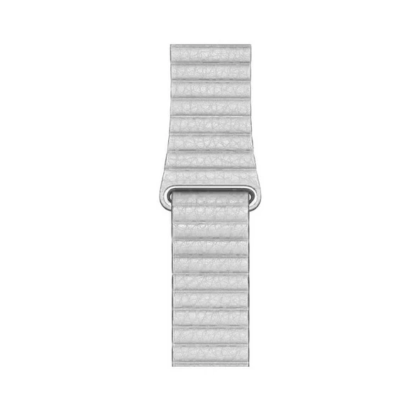 Zore Apple ile uyumlu Watch 42mm KRD-09 Deri Lop Kordon - 8
