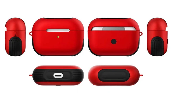 Zore Apple ile uyumlu Airpods ile uyumlu Pro Kılıf Shockproof Silikon - 9