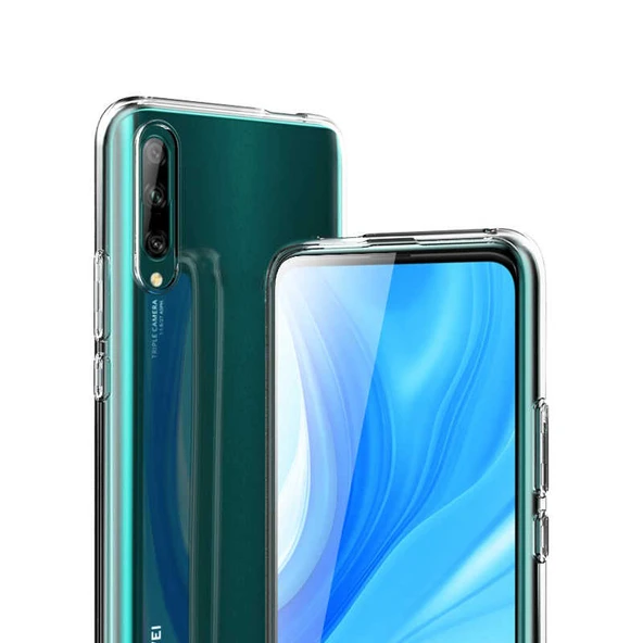 Zore Huawei ile uyumlu P Smart Pro 2019 Kılıf Süper Silikon Kapak - 7