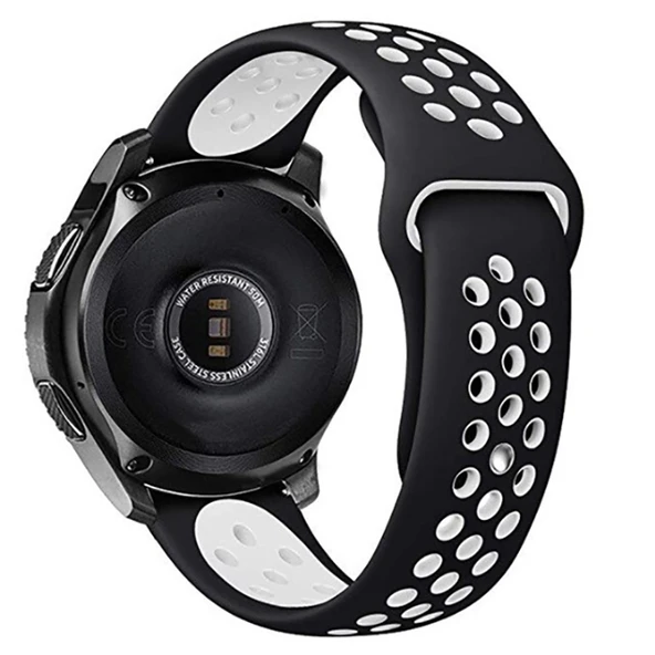 Zore Galaxy ile uyumlu Watch 46mm (22mm) KRD-02 Silikon Kordon - 8