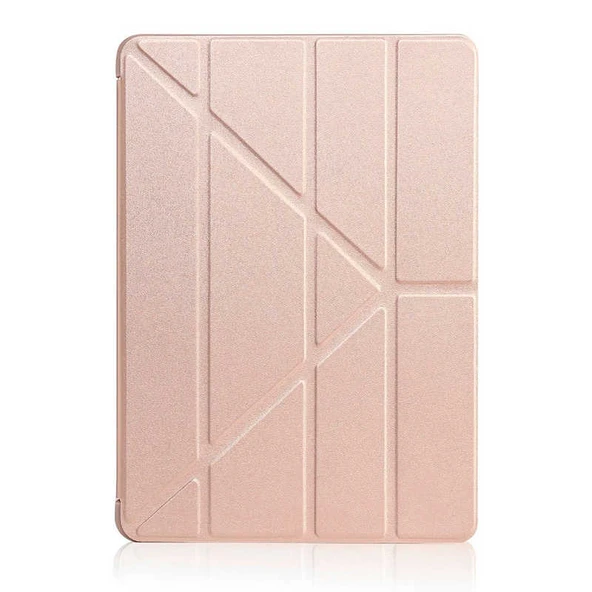 Zore Apple ile uyumlu iPad 10.2 (8.Nesil) Kılıf Tri Folding Standlı Kılıf - Resim 7