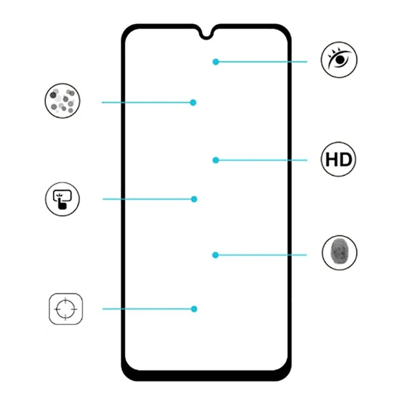 Zore Galaxy ile uyumlu M31 Kenarları Kırılmaya Dayanıklı Cam Ekran Koruyucu - 2