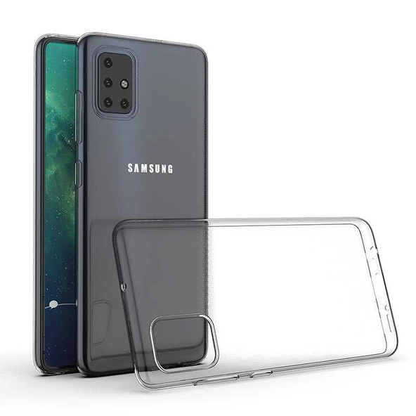 Zore Galaxy ile uyumlu A51 Kılıf Süper Silikon Kapak - 1