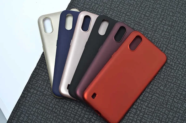 Zore Galaxy ile uyumlu A01 Kılıf Premier Silikon Kapak - 4