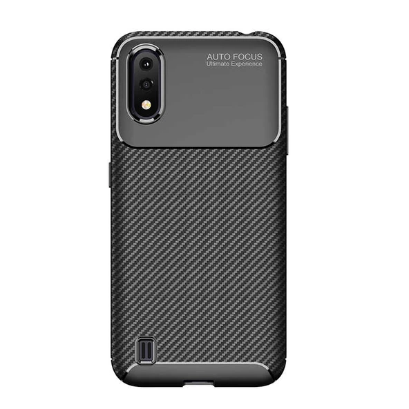 Zore Galaxy ile uyumlu A01 Kılıf Negro Silikon Kapak - 1