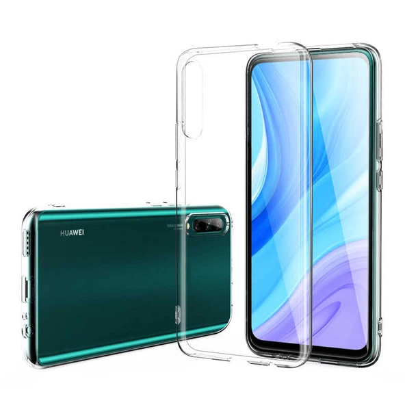 Zore Huawei ile uyumlu P Smart Pro 2019 Kılıf Süper Silikon Kapak - 1