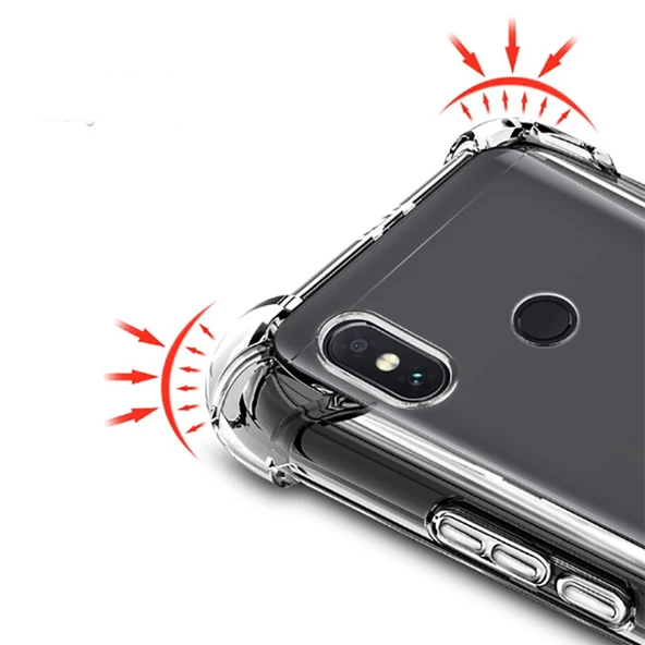 Zore Xiaomi ile uyumlu Redmi Note 6 Pro Kılıf Nitro Anti Shock Silikon - 4