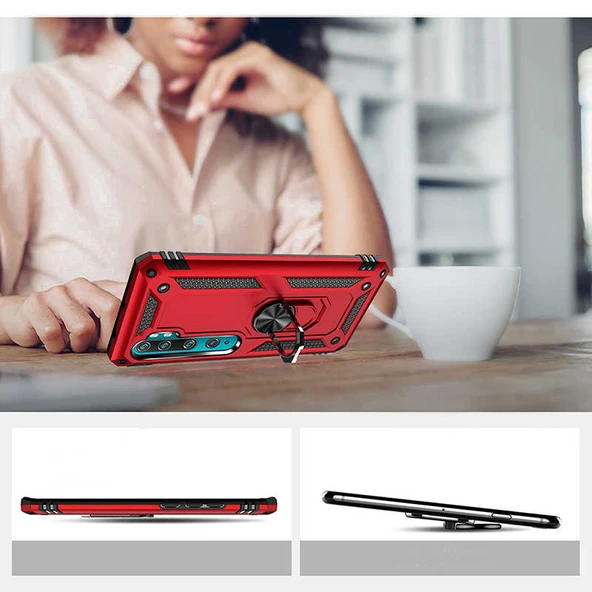 Zore Xiaomi ile uyumlu Mi Note 10 Kılıf Vega Kapak - 4