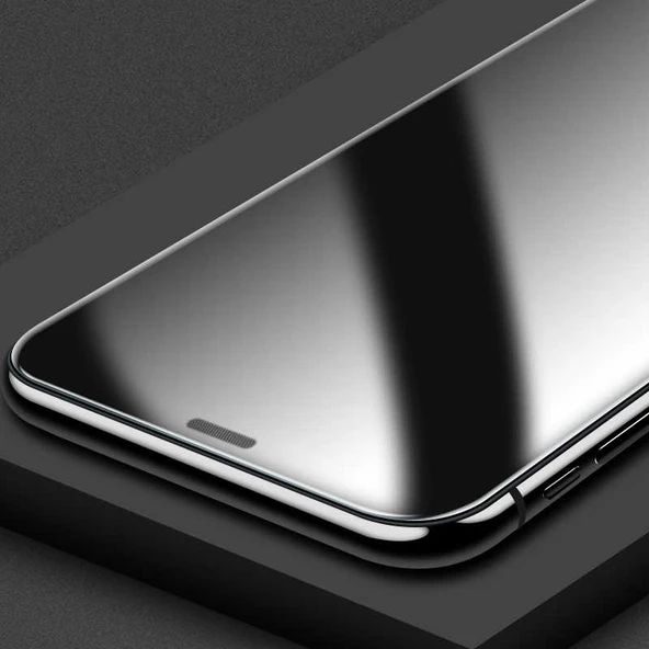 Zore Apple ile uyumlu iPhone 11 Pro Anti-Dust Mat Privacy Temperli Ekran Koruyucu - 5