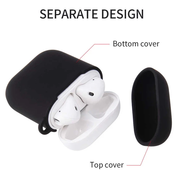 Zore Apple ile uyumlu Airpods ile uyumlu Kılıf Airbag 11 Silikon - 4
