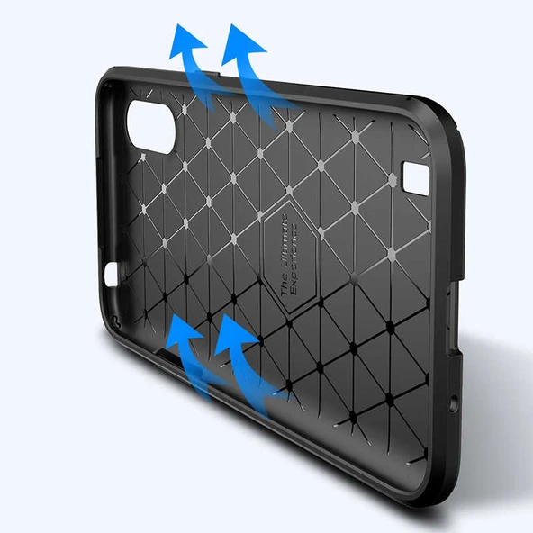 Zore Galaxy ile uyumlu A01 Kılıf Negro Silikon Kapak - 12