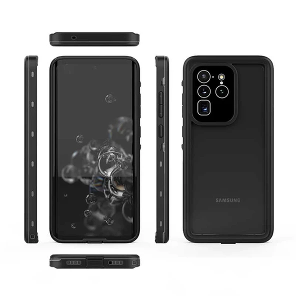 Zore Galaxy ile uyumlu S20 Ultra Kılıf 1-1 Su Geçirmez Kılıf - 1