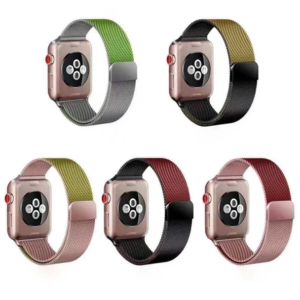 Zore Apple ile uyumlu Watch 38mm KRD-22 Metal Kordon - 5