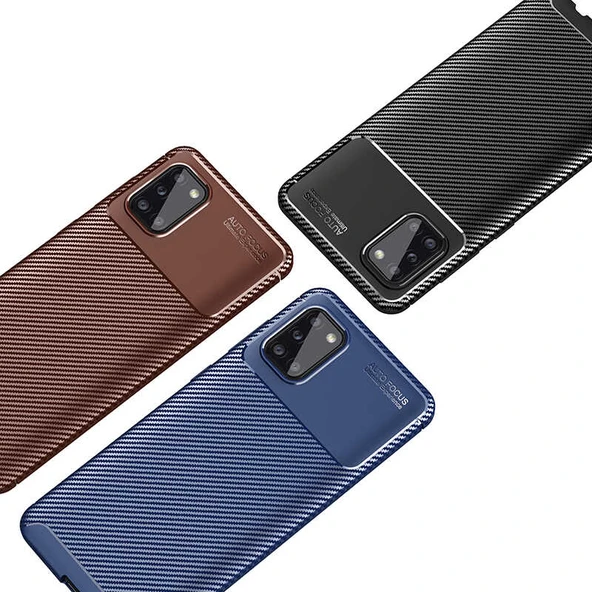 Zore Galaxy ile uyumlu A31 Kılıf Negro Silikon Kapak - 4