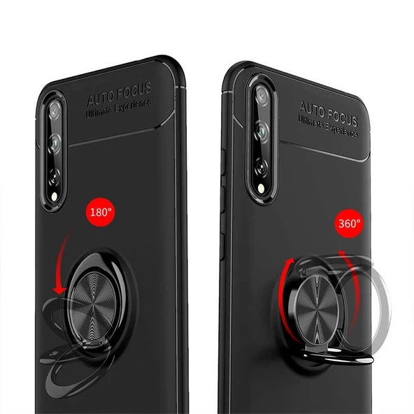 Zore Huawei ile uyumlu P Smart S (Y8P) Kılıf Ravel Silikon Kapak - 3