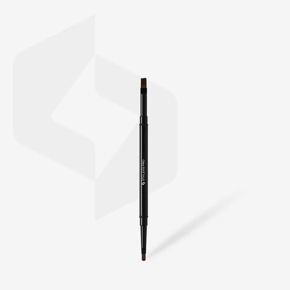 Staleks Çift Uçlu Sentetik Protez Tırnak Jel Fırçası 7-10mm NBE-04/08 - Resim 2