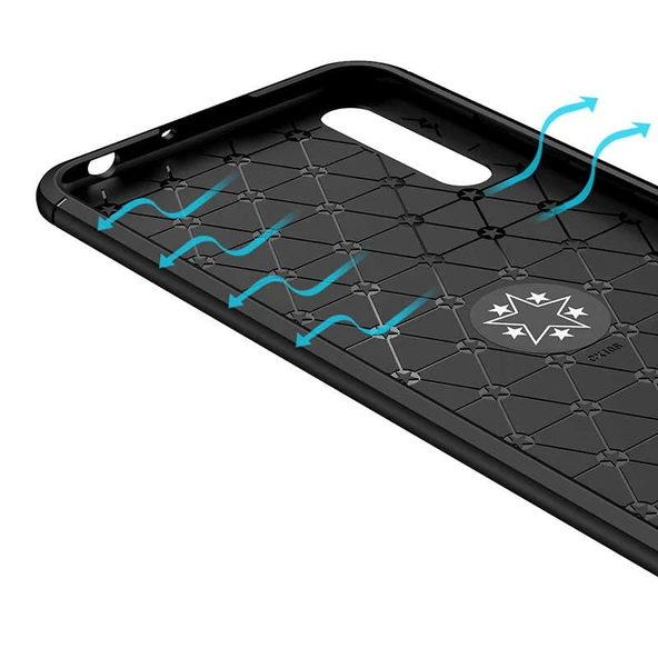 Zore Huawei ile uyumlu P Smart S (Y8P) Kılıf Ravel Silikon Kapak - 8