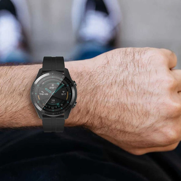 Zore Huawei ile uyumlu GT2 46mm Watch Gard 02 Ekran Koruyucu - 11