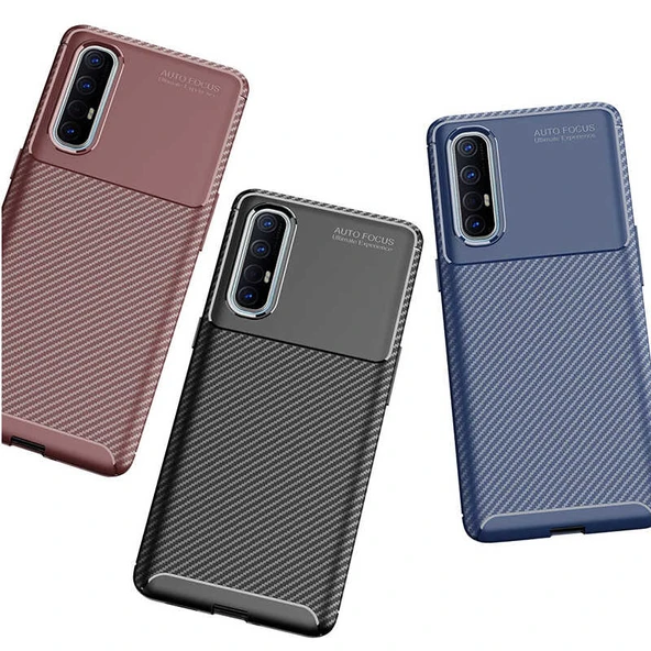 Zore Oppo ile uyumlu Reno 3 Pro 5G Kılıf Negro Silikon Kapak - 10