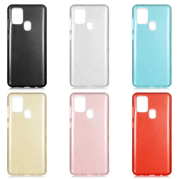 Zore Galaxy ile uyumlu A21S Kılıf Shining Silikon - 2