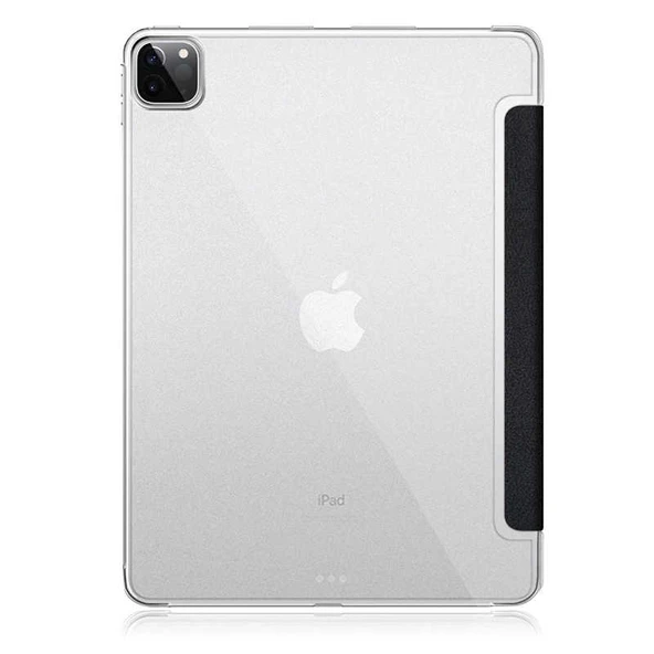 Zore Apple ile uyumlu iPad Pro 12.9 2020 (4.Nesil) Smart Cover Standlı 1-1 Kılıf - Resim 8