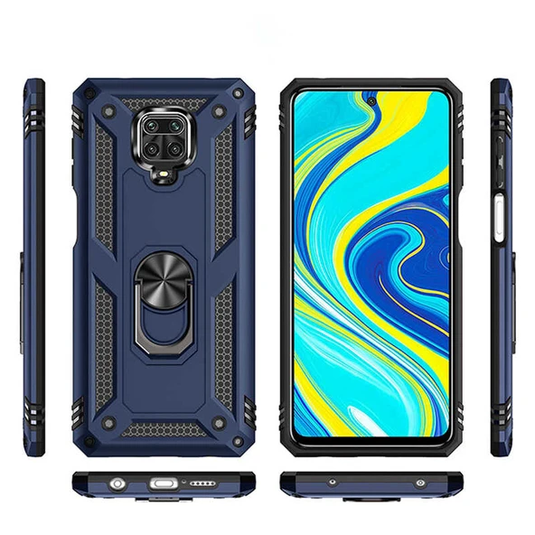 Zore Xiaomi ile uyumlu Redmi Note 9S Kılıf Vega Kapak - 6