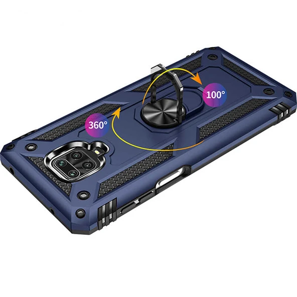 Zore Xiaomi ile uyumlu Redmi Note 9S Kılıf Vega Kapak - 7