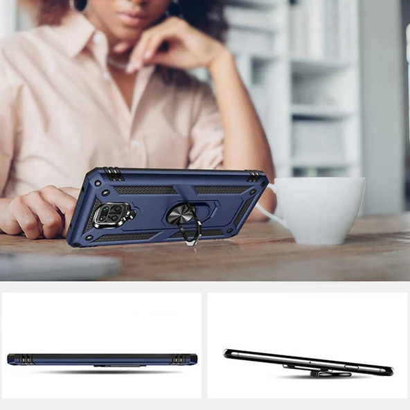 Zore Xiaomi ile uyumlu Redmi Note 9S Kılıf Vega Kapak - 5