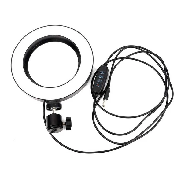 Zore M-16 Işıklı Telefon Tutucu Ring Light - 1