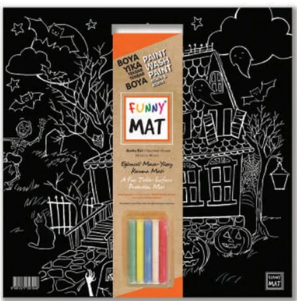 Funny Mat - Korku Evi 40x40cm ürün görseli