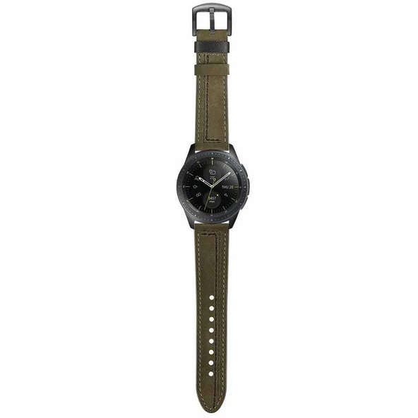 Zore Gear ile uyumlu S2 (20mm) KRD-19 Deri Kordon - 10