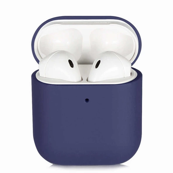 Zore Apple ile uyumlu Airpods ile uyumlu Kılıf Silk Silikon - 4