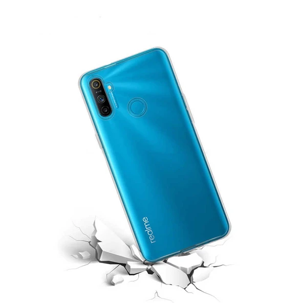 Zore Realme ile uyumlu C3 Kılıf Süper Silikon Kapak - 2