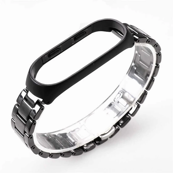 Zore Xiaomi ile uyumlu Mi Band 3 KRD-21 Metal Kordon - Resim 11
