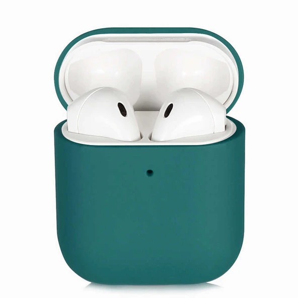 Zore Apple ile uyumlu Airpods ile uyumlu Kılıf Silk Silikon - 3