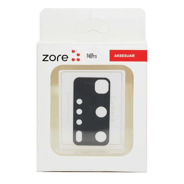 Zore Huawei ile uyumlu P40 Pro Kamera Lens Koruyucu Cam Filmi - 6