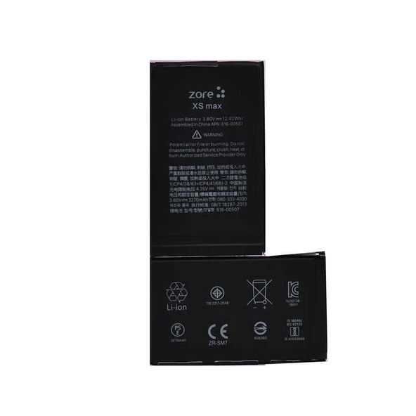 Zore Apple ile uyumlu iPhone XS Max 6.5 Vogy Batarya - Resim 2