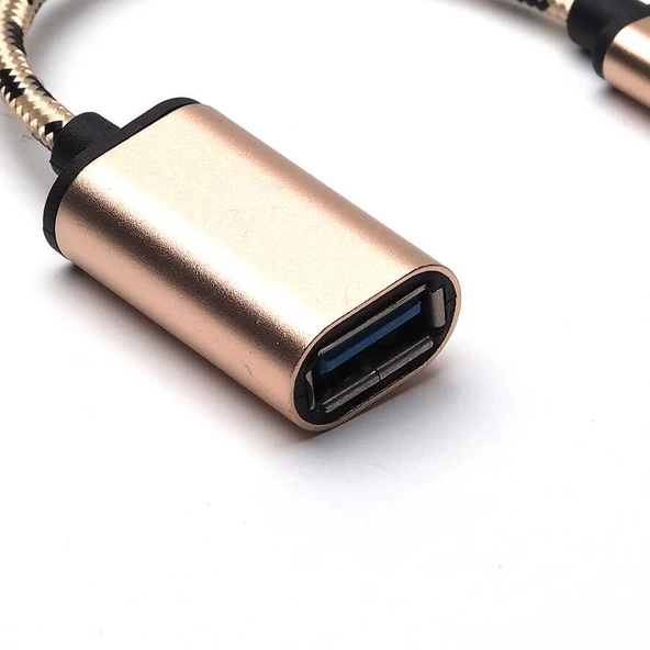 Zore Kablolu Metal Type-C Otg - 4