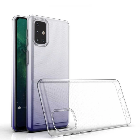 Zore Galaxy ile uyumlu M31S Kılıf Süper Silikon Kapak - 1