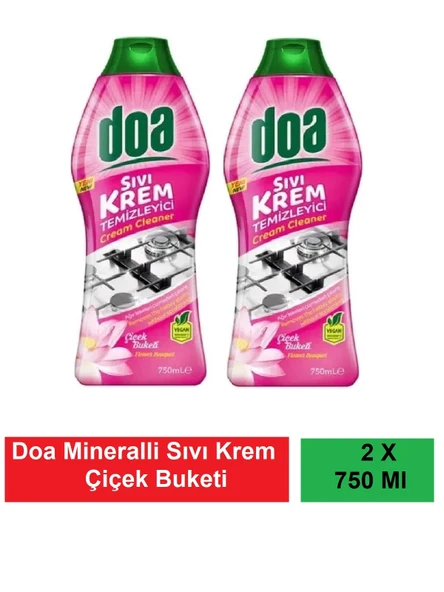 Doa Sıvı Krem Mineralli Çiçek Buketi 750 Ml Vegan x 2 Adet ürün görseli