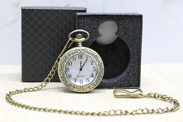 Özel Kutulu Antik Köstekli Saat Model 3 ürün görseli